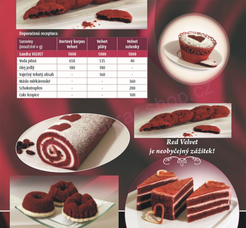Sandra Red Velvet 1kg